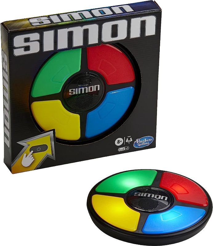 Photo 2 of Hasbro Gaming Simon Handheld Electronic Memory Game With Lights and Sounds for Kids Ages 8 and Up