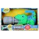 Photo 2 of Dinosaurs Bubble Blaster with Premium 4 Ounce Bubble Solution for Kids at Age 3 and up.