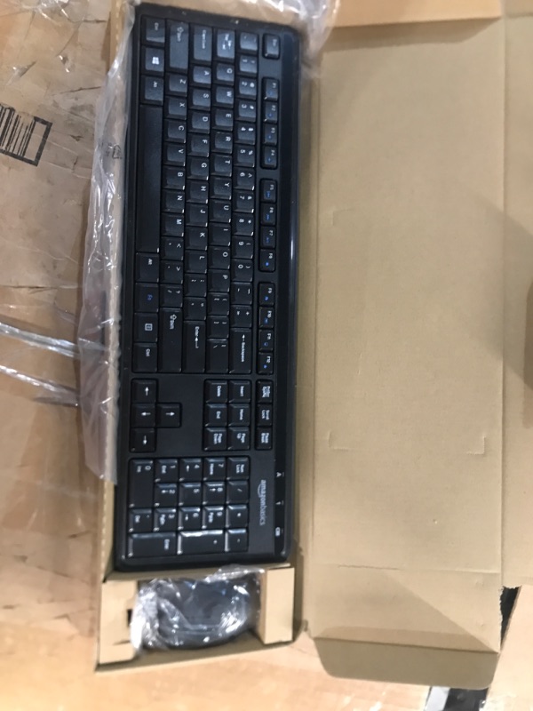 Photo 1 of AMAZON BASIC 2.4 Wireless Keyboard (NOT ABLE TO TEST)