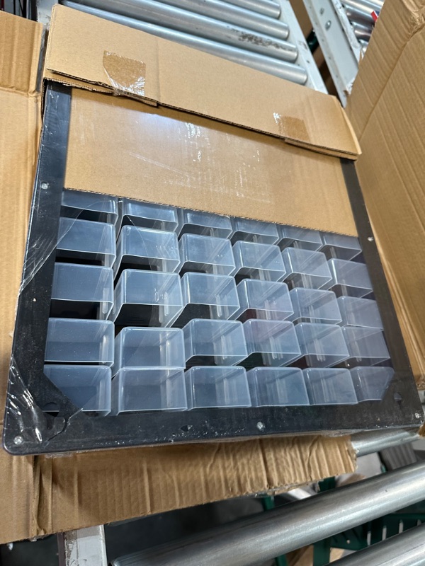 Photo 2 of Plastic Storage Drawers – 42 Compartment Organizer- Blue