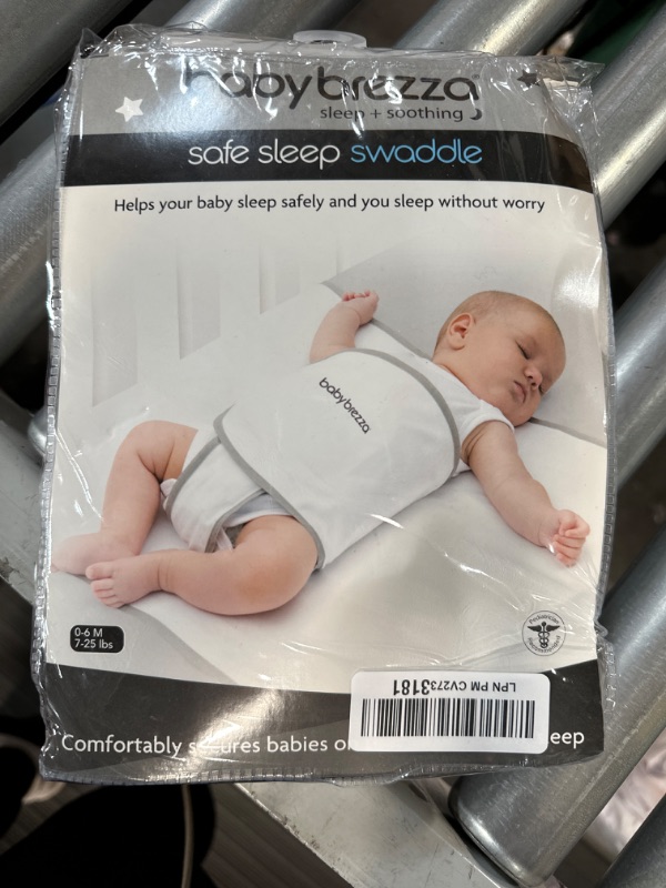 Photo 2 of Baby Brezza Safe Sleep Swaddle Blanket- White