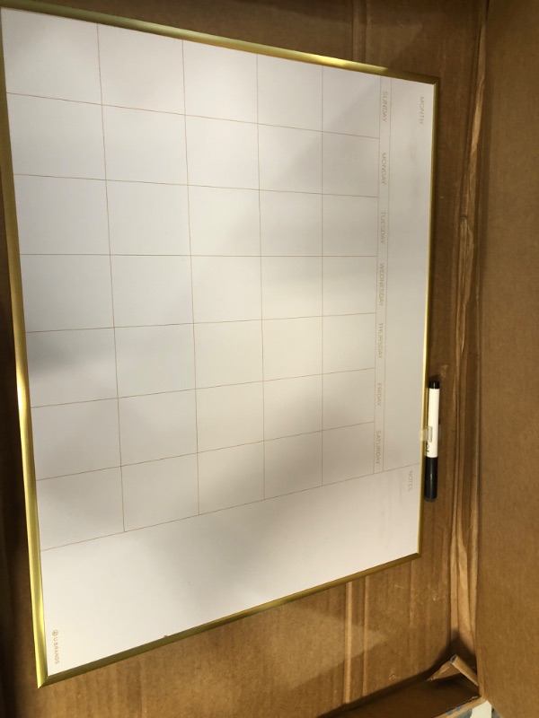 Photo 2 of U Brands Magnetic Monthly Calendar Dry Erase Board, 16 x 20 Inch