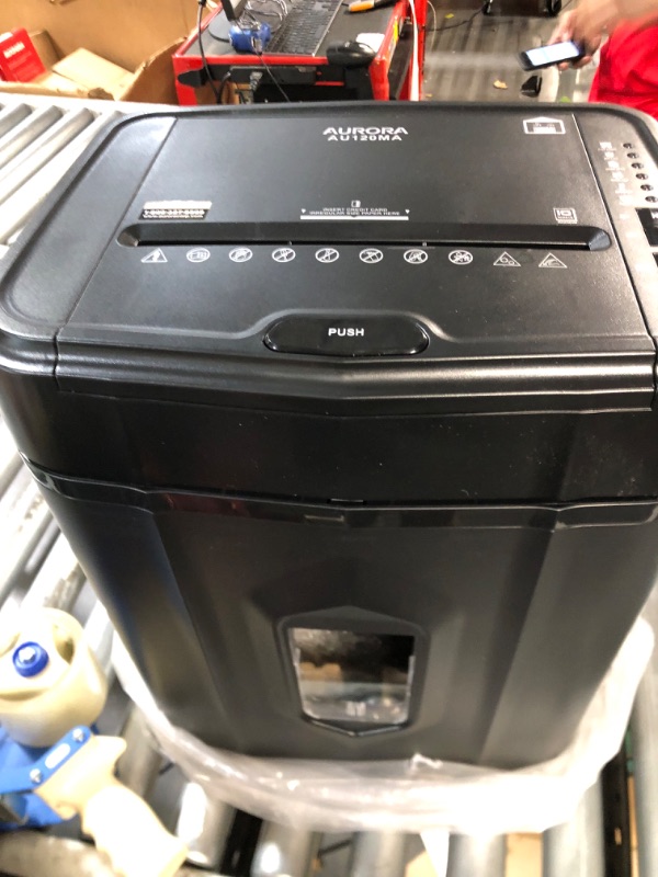 Photo 2 of Aurora 120-Sheet Auto Feed High Security Micro-Cut Paper Shredder