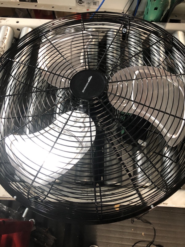 Photo 2 of *USED* Parts Only* AmazonCommercial 20" High Velocity Industrial Fan, Black