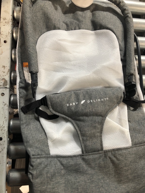 Photo 1 of Baby Delight Alpine Deluxe Portable Bouncer, Infant, 0 – 6 months, Charcoal Tweed