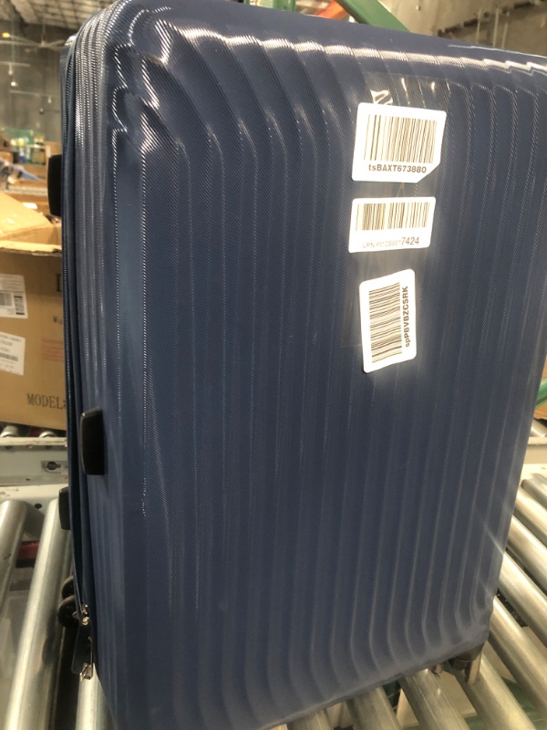 Photo 2 of ***ZIPPER DAMAGED - SEE NOTES***
Travelpro Maxlite Air Hardside Expandable Luggage,  25-Inch Ensign Blue