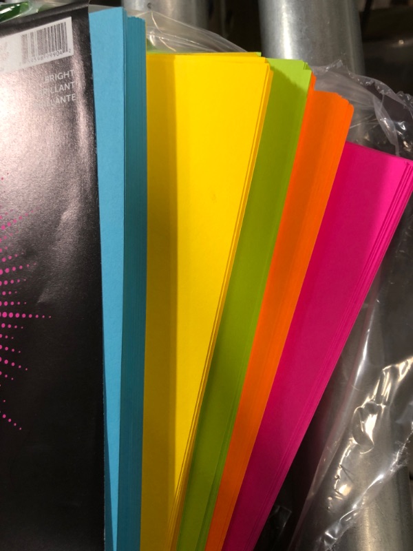 Photo 3 of SEE NOTES 
Astrobrights Color Cardstock -"Bright" Assortment, 65 lb Cover Weight, 8.5 x 11, Assorted, 250/Pack