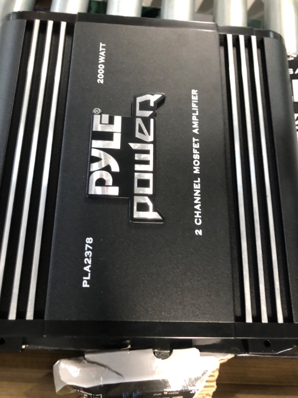 Photo 3 of Pyle 2 Channel Car Stereo Amplifier - 2000W High Power Dual Channel Bridgeable Audio Sound Auto