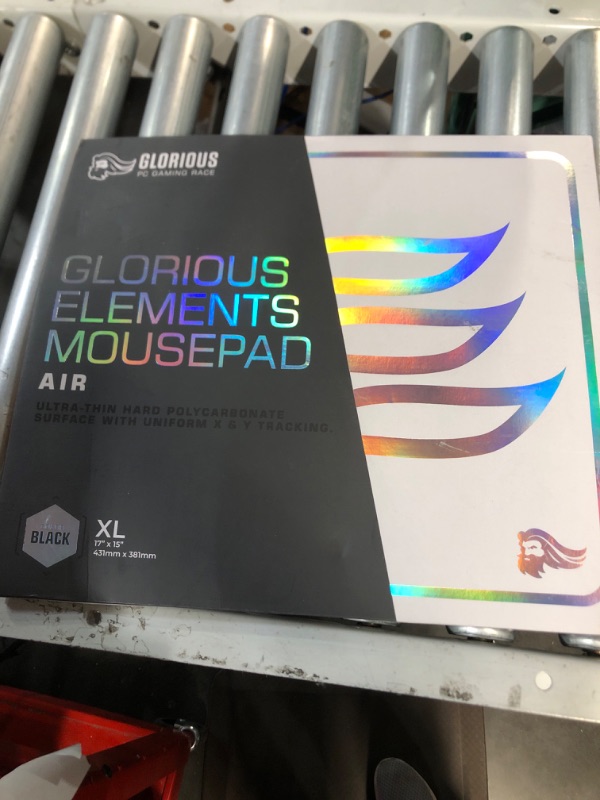 Photo 2 of Glorious Elements Air Mousepad - XL Hard and Ultra Thin Polycarbonate Flexible Surface Large Gaming Mouse Pad 15"X17" 