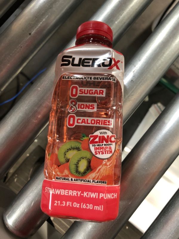 Photo 3 of *EXPIRED* SueroX Zero Sugar Electrolyte Drink for Hydration and Recovery Tropical Pack 21 Oz 12 Ct **Expiration Date: Jul 6, 2023**