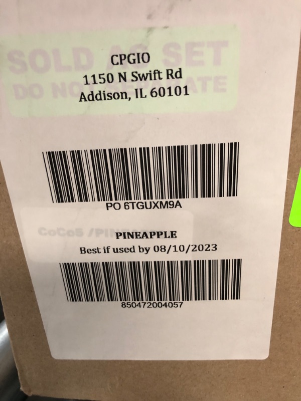 Photo 4 of *EXPIRED* COCO5 Clean Sports Hydration Pineapple Flavor | 100% Natural | 50% Less Sugar | Nothing Artificial | Non-GMO | Gluten Free | Developed by Pro Trainers for Pro Athletes | 16.9 OZ (Pack - 12) **EXPIRATION DATE: Aug 10, 2023**