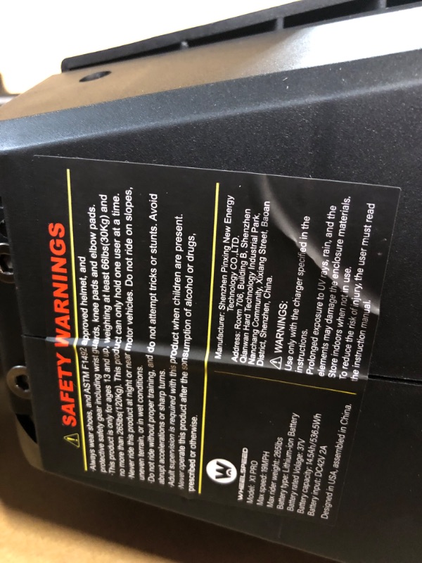 Photo 3 of ***DAMAGED - NOT TURNING ON - SEE NOTES***
Wheelspeed Electric Scooter, 20-25 Miles & 15 MPH Commuting Electric Scooter, 350W