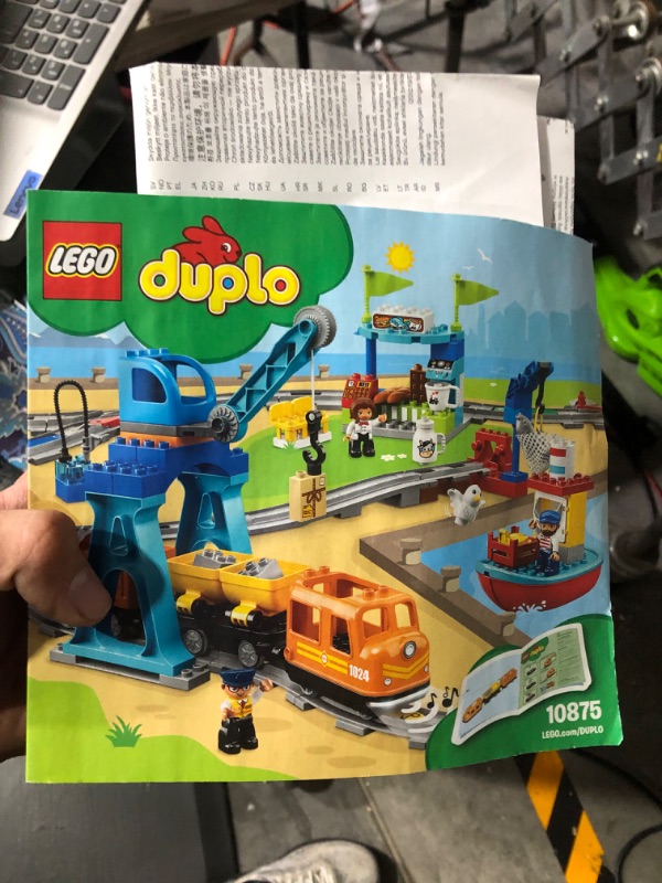 Photo 5 of [FOR PARTS, READ NOTES]
LEGO DUPLO Town Cargo Train 10875 Building Toy Set for Preschool Kids, Toddler Boys and Girls Ages 2-5 (105 Pieces)