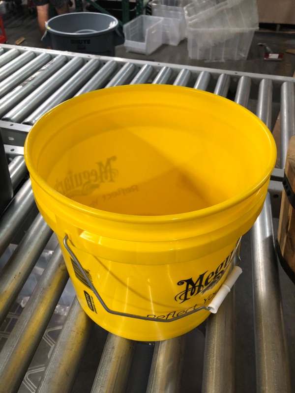 Photo 2 of Meguiar's Yellow Bucket - Car Wash Bucket for Water and Suds - 3.5 gal