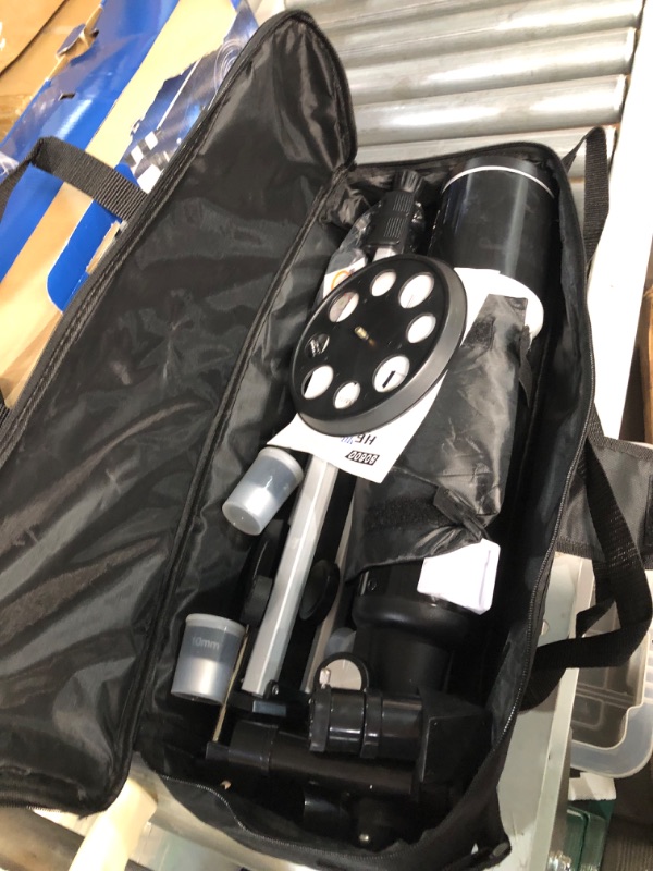 Photo 1 of Telescope for Adults & Beginner Astronomers - 80mm Aperture 600mm Fully Multi-Coated High Transmission Coatings with AZ Mount Tripod Phone Adapter, Carrying Bag, Wireless Control. Black