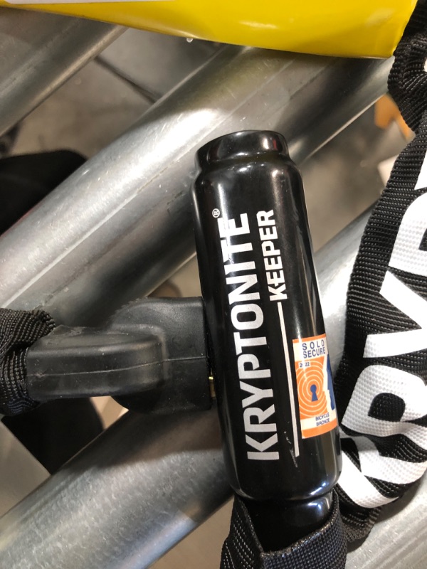 Photo 3 of * used item *
Kryptonite Keeper 785 Integrated Bicycle Lock Chain Bike Lock,