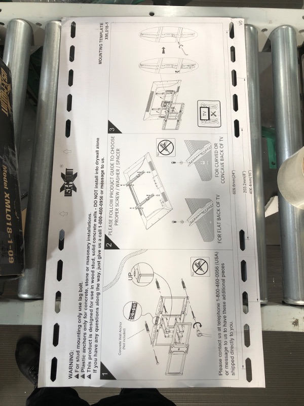 Photo 4 of SEE NOTES 
USX MOUNT Full Motion TV Wall Mount Bracket fits for 32-90" TVs Holds up to 150lbs 