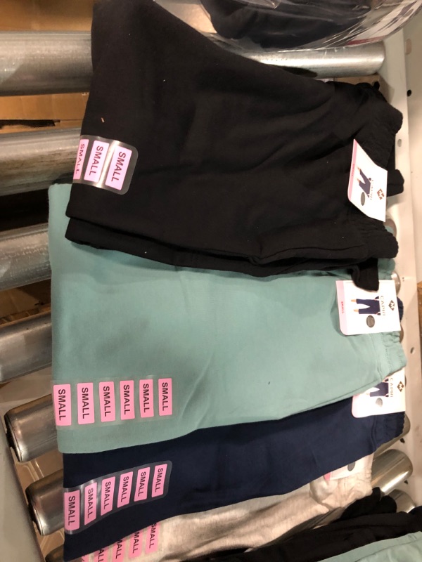 Photo 2 of Hanes Women's Sweatpants, French Terry Capris, Women's Capri Joggers (black, navy blue, grey, teal - S)
