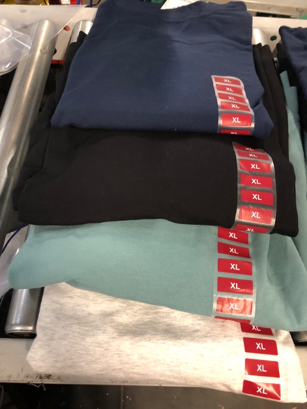 Photo 1 of Amazon Essentials Women's French Terry Fleece Crewneck Sweatshirt ( black, navy blue, teal,  grey-  XL)
