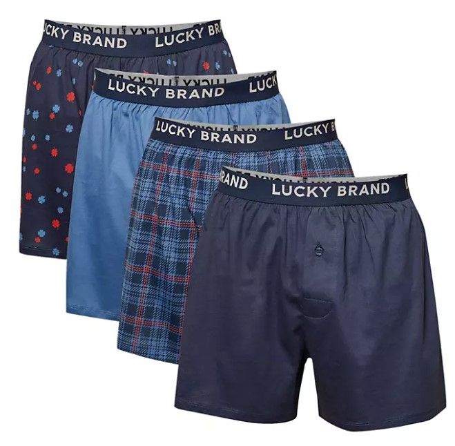 Photo 1 of **SEE NOTES**
Lucky Brand Men's 4 Pack Knit Boxer - XL
