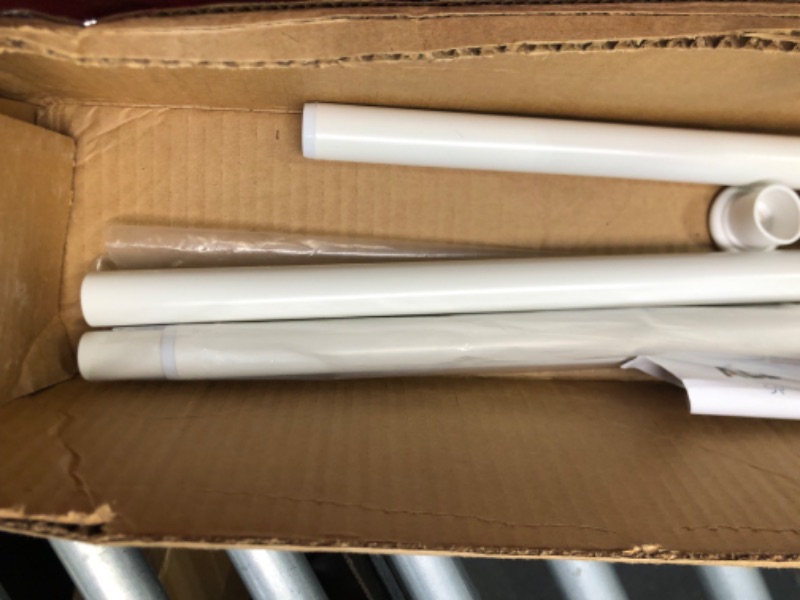 Photo 1 of ALLZONE Shower Curtain Rod Tension No Drill, 44-81 Inches,Heavy Duty Tension Curtain Rod, Rustproof Shower Rods for Bathroom, Adjustable Spring Tension Rods for Windows,White White 44-81 Inches
