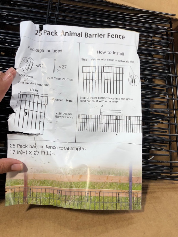 Photo 2 of 25 PCs Animal Barrier 