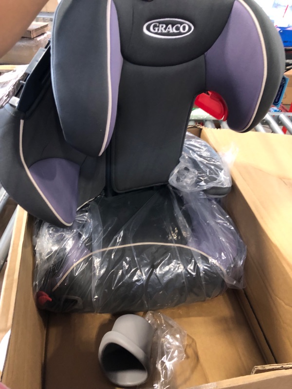 Photo 1 of Graco Affix Highback Booster Seat with Latch System, Grapeade