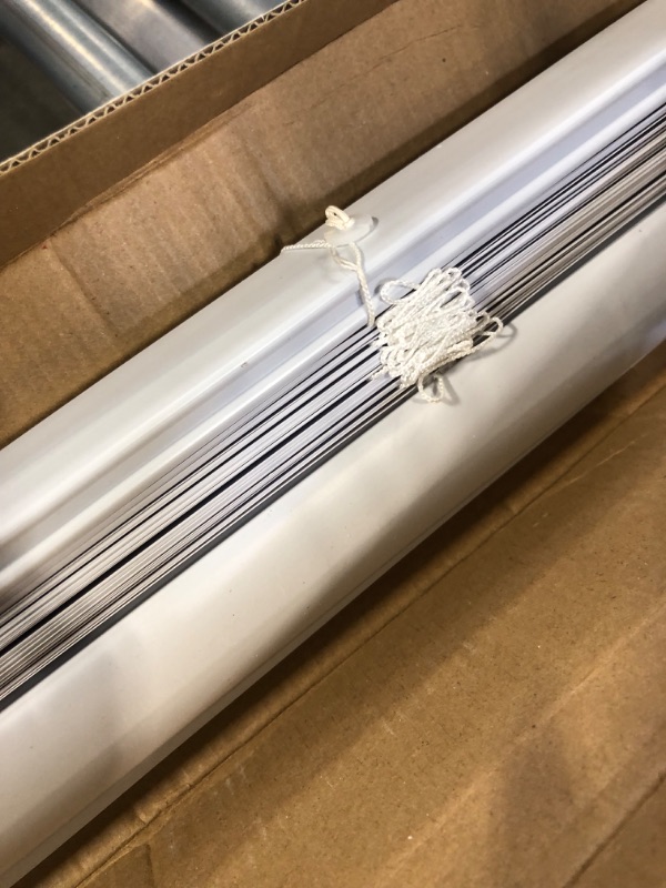 Photo 1 of Achim Cordless GII Morningstar 1" Light Filtering Mini Blind 58x48 - White