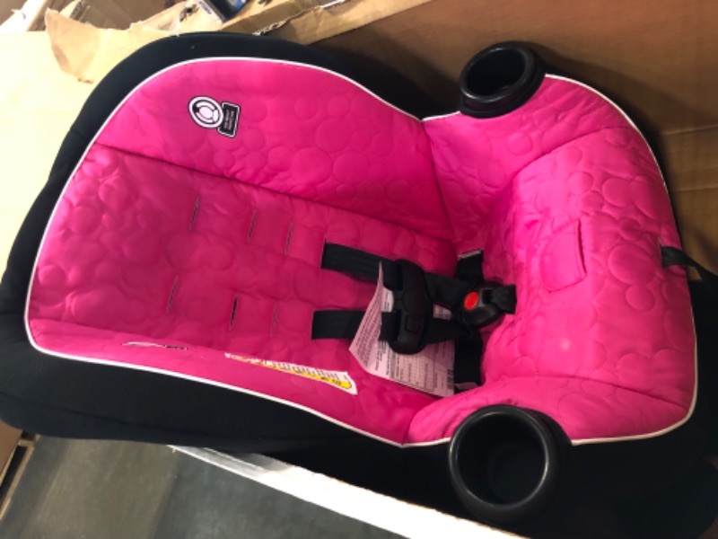 Photo 4 of Disney Baby Onlook 2-in-1 Convertible Car Seat, Rear-Facing 5-40 pounds and Forward-Facing 22-40 pounds and up to 43 inches, Mouseketeer Minnie