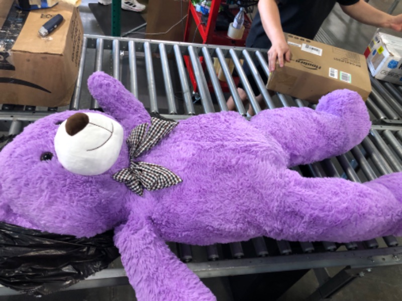 Photo 1 of Giant Purple Teddy Bear 
