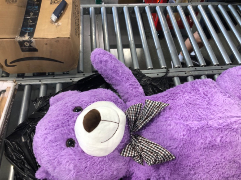 Photo 1 of Giant Purple Teddy Bear 