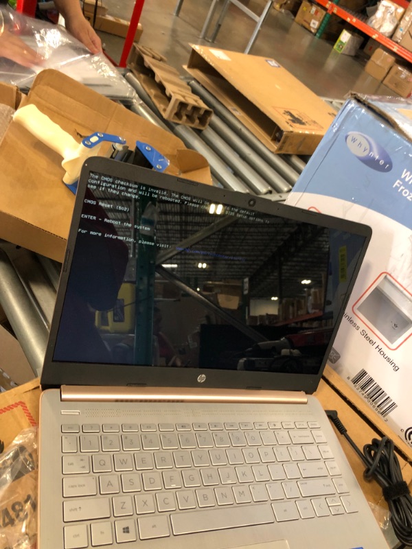 Photo 3 of HP 14 Laptop, Intel Celeron N4020, 4 GB RAM, 64 GB Storage, 14-inch Micro-edge HD Display, Windows 11 Home, Thin & Portable, 4K Graphics, One Year of Microsoft 365 (14-dq0030nr, 2021, Pale Rose Gold) 14-inch Pale rose gold