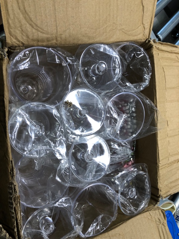 Photo 4 of 12 Plastic Hurricane Glasses 15 oz Break Resistant Plastic Drinking Glasses Reusable Pina Colada Glasses Clear Tulip Drinking Cups Cocktail Wine Margarita Tropical Drinks Beer Juice Party Drinkware