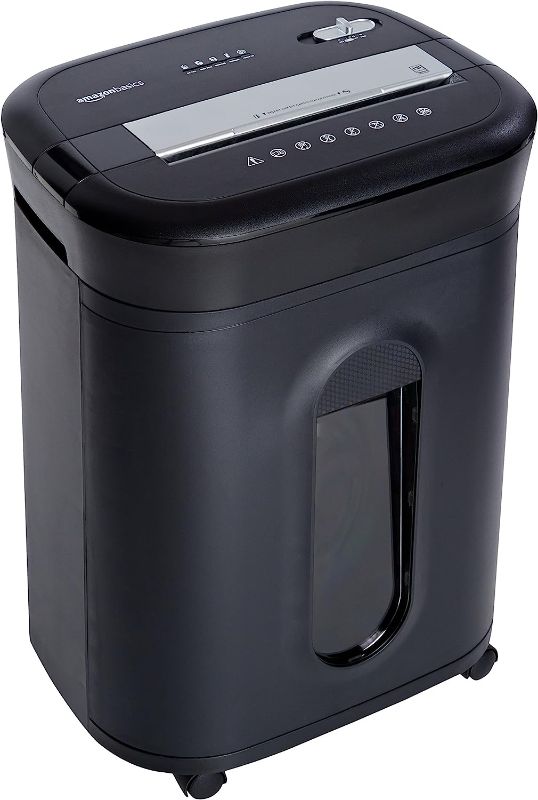 Photo 1 of Amazon Basics 15 Sheet - original model Cross Cut Paper, CD Credit Card Office Shredder, Black