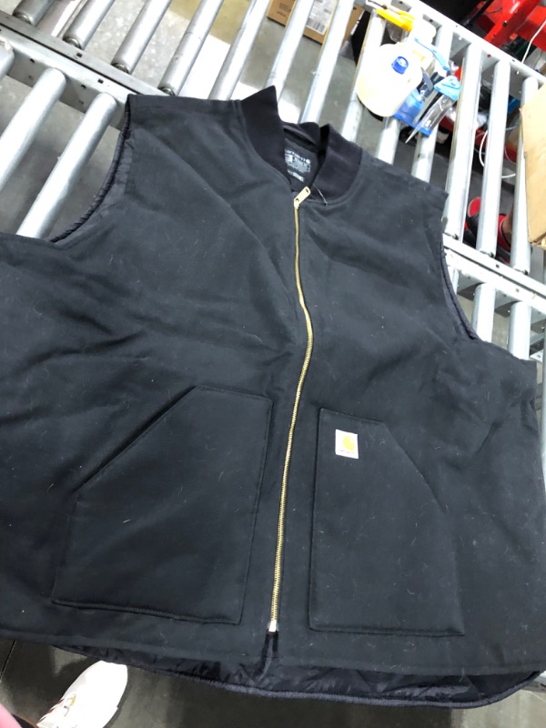 Photo 1 of Carhartt, 4 XL Tall, Relaxed Fit Vest(Black)