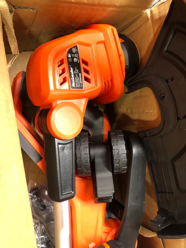Photo 1 of MAXLANDER 12 Inch 20V Cordless String Trimmer, 2 PCS 2.0Ah Battery Weed Wacker/Edger, 1 Quick Charger,6 PCS Replacement Spool Trimmer Lines, Length Adjustable, Powerful Lightweight Grass Trimmer W/String trimmer 12''