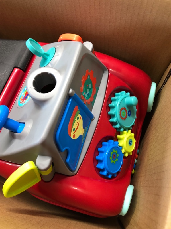 Photo 7 of Radio Flyer Busy Buggy, Sit to Stand Toddler Ride On Toy, Ages 1-3, Red Kids Ride On Toy