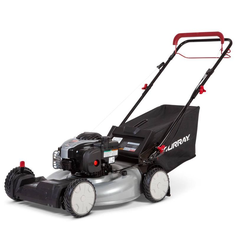 Photo 1 of 21 in. 140 cc Briggs and Stratton Walk Behind Gas Push Lawn Mower with Height Adjustment and Prime 'N Pull Start