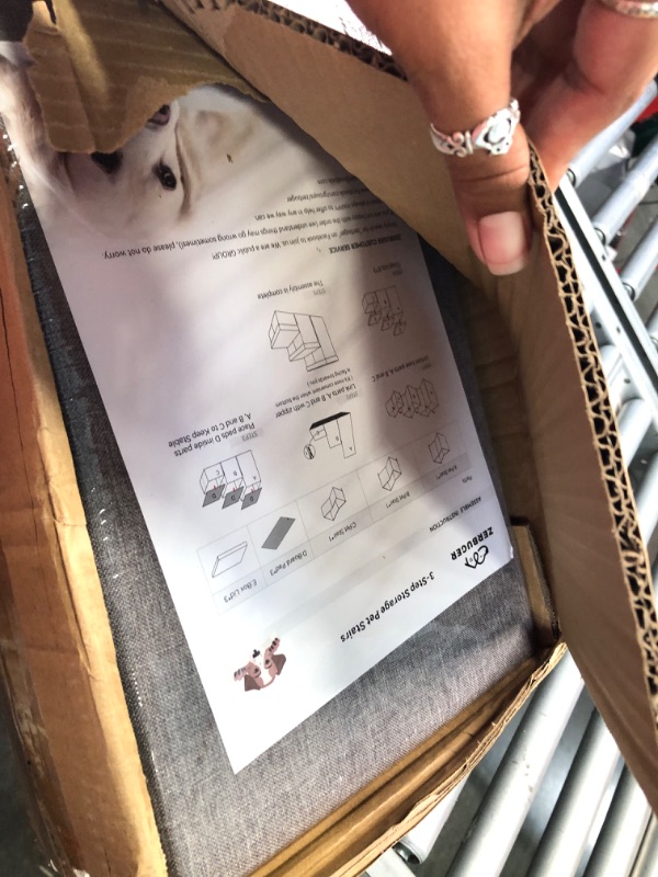 Photo 1 of 3-Step Storage Pet Stairs 