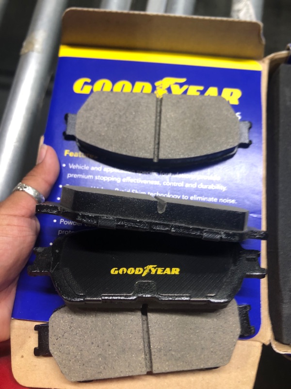 Photo 6 of Premium Front Ceramic Brake Pads for Lexus & Toyota Goodyear Brakes GYD906P