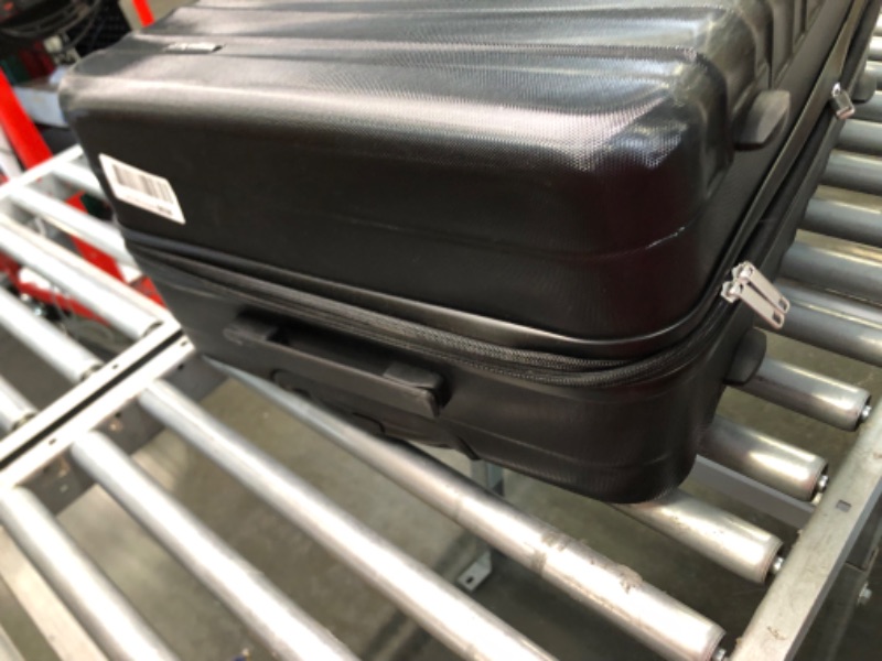 Photo 2 of Amazon Basics Black Luggage 