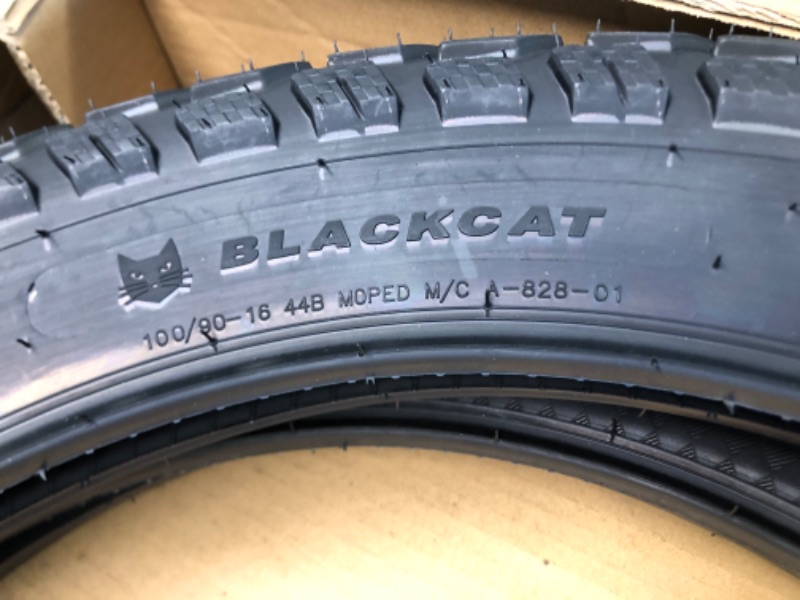 Photo 5 of 2 Sets 20" Heavy Duty E-Bike Fat Tires 20 x 4.0(102-406) and Tubes Compatible with Most 20 x 4.0 Electric Bike/Mountain Bike Tires(Black)
