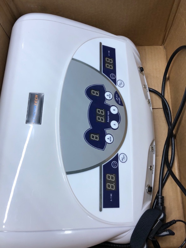 Photo 3 of 2022 Dual Ionic Foot Bath Detox Machine, ion Detox Foot Bath Spa Cleanse System for 2 Users with MP3 Music Player, 2 Array, 2 Wrist Band, 5 Liners