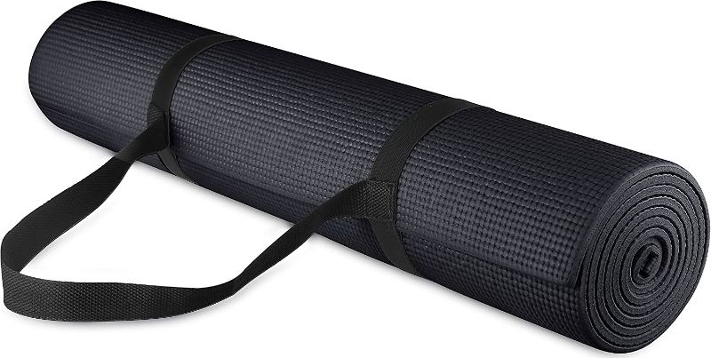 Photo 1 of BalanceFrom All Purpose 1/4-Inch High Density Anti-Tear Exercise Yoga Mat with Carrying Strap