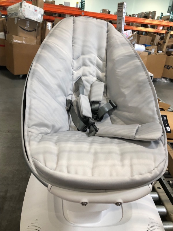 Photo 2 of 4moms MamaRoo Multi-Motion Baby Swing, Bluetooth Enabled with 5 Unique Motions, Grey
**POWER CORD MISSING & MOBILE**