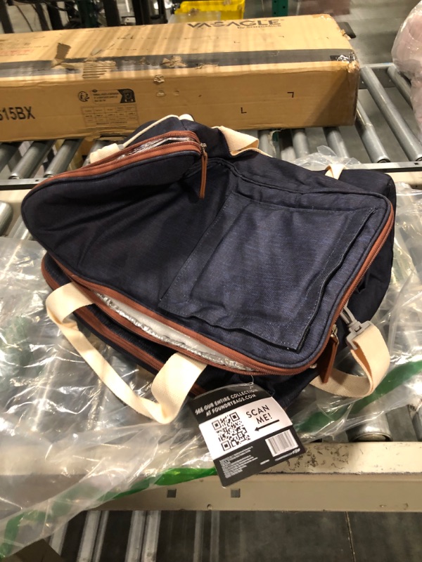 Photo 4 of ***ONLY CONTAINS BAG*** Foundry by Fit + Fresh Soft Cooler Bag Insulated Leakproof, Picnic Cooler, Bag Cooler, Insulated Cooler Bag, Travel Cooler, Camping Coolers, Portable Cooler Bag, Large Soft Sided Cooler Bag, Navy