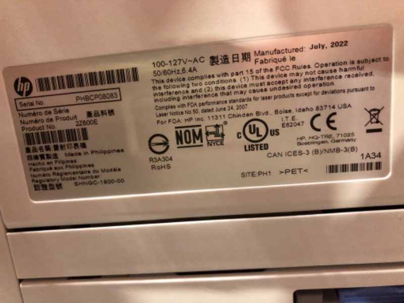 Photo 1 of HP LaserJet Pro 4001dne Black & White Printer with HP+ Smart Office Features New Version: HP+, LaserJet Pro 4001dne