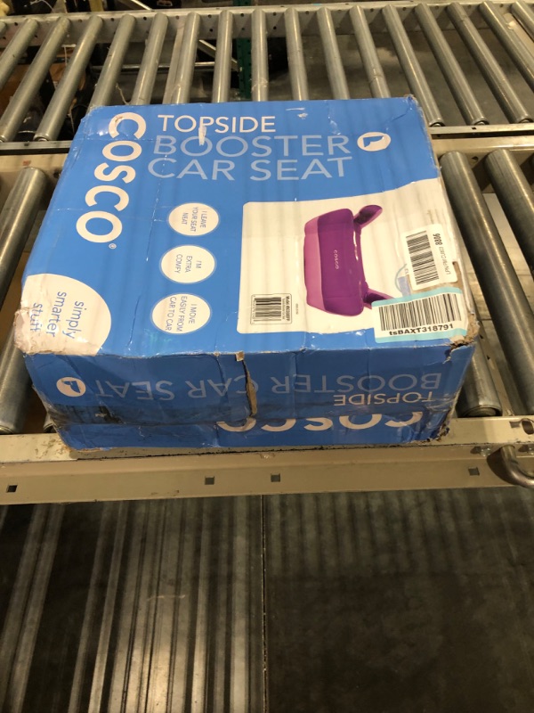 Photo 2 of Cosco Topside Child Safe Belt Positioned Backless Booster Car Seat, Purple Grape