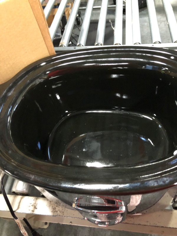 Photo 5 of All-Clad Electrics Stainless Steel and Ceramic Slow Cooker with Insert and Lid 6.5 Quart Nonstick 320 Watts Oval Shaped, Programmable, Dishwasher Safe**ITEM HAS APPEARED TO HAVE BEEN USED**
