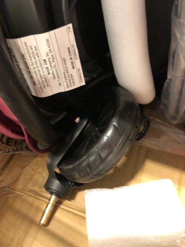 Photo 1 of Evenflo Pivot Modular Travel System With SafeMax Car Seat Only Travel System Dusty Rose